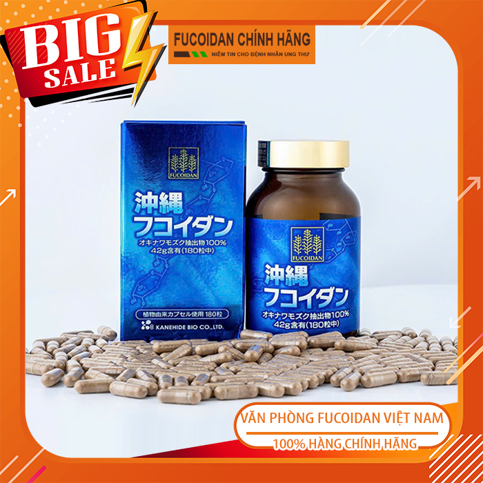 Okinawa Fucoidan Nhật Bản Chính Hãng, Hộp 180 viên