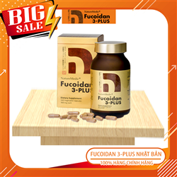 NatureMedic Fucoidan 3 Plus - hỗ trợ điều trị ung thư, hộp 160 viên